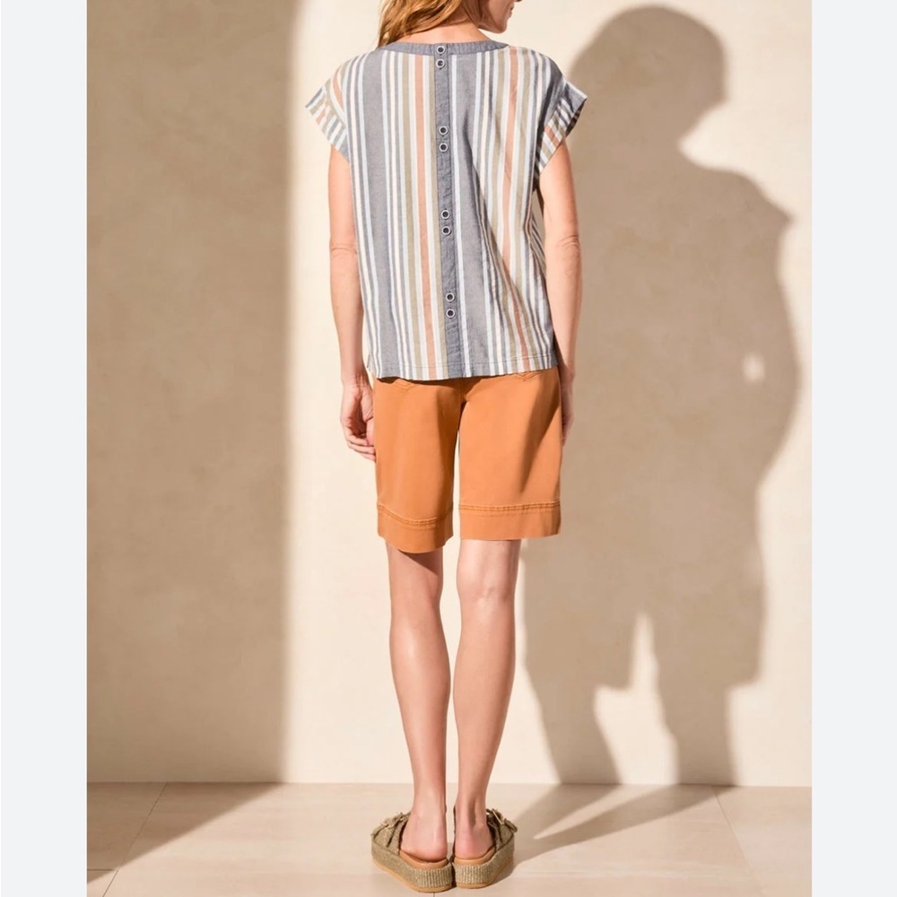 Tribal Drop Shoulder Cap Sleeve Size M